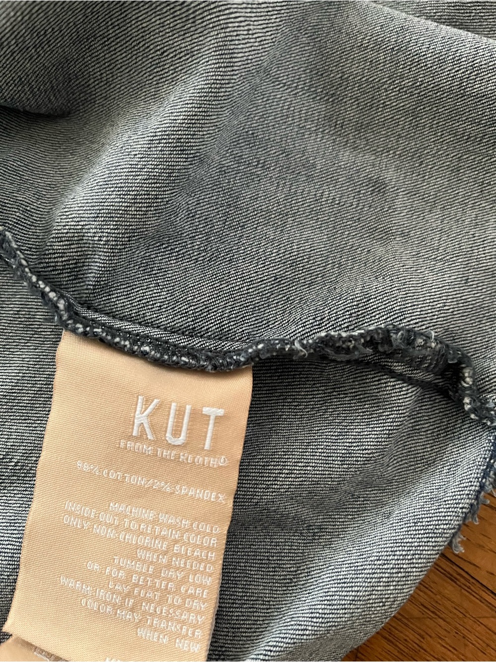 Kut from the Kloth Kara Denim Jacket - Picture 8 of 11